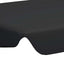 baldakin til havegynge 188/168x145/110 cm sort