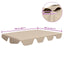 baldakin til havegynge 150/130x105/70 cm beige