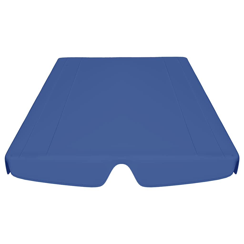 baldakin til havegynge 150/130x105/70 cm blå