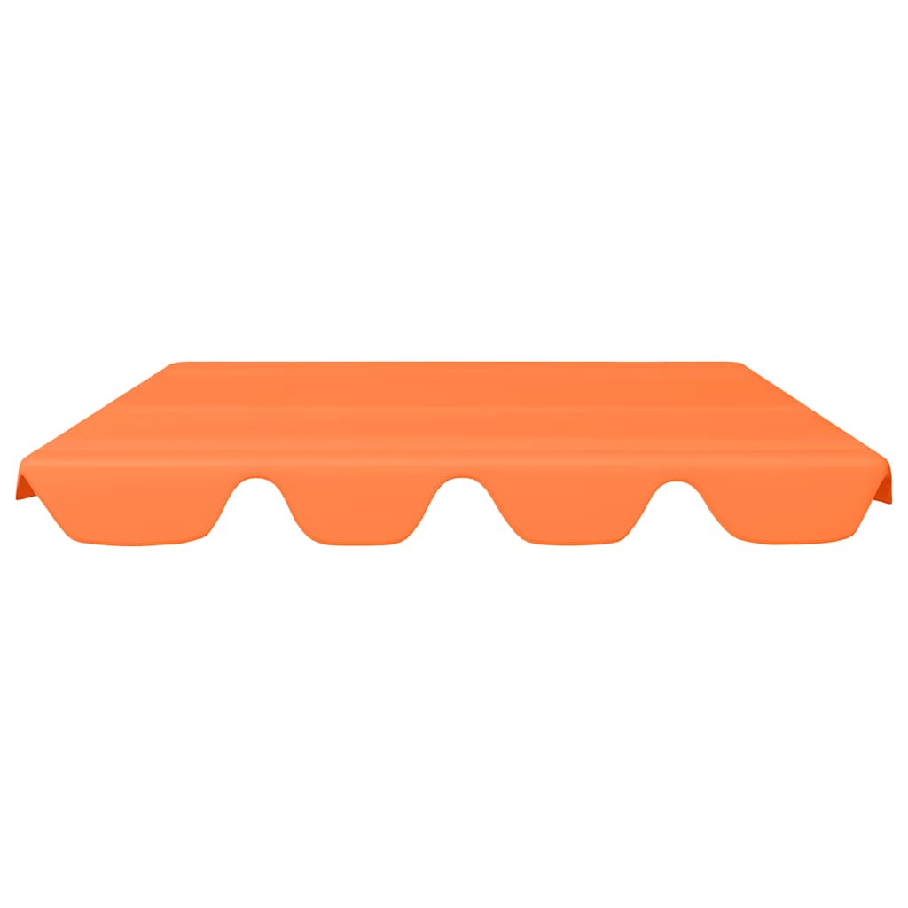 baldakin til havegynge 150/130x105/70 cm orange