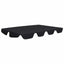 baldakin til havegynge 150/130x105/70 cm sort