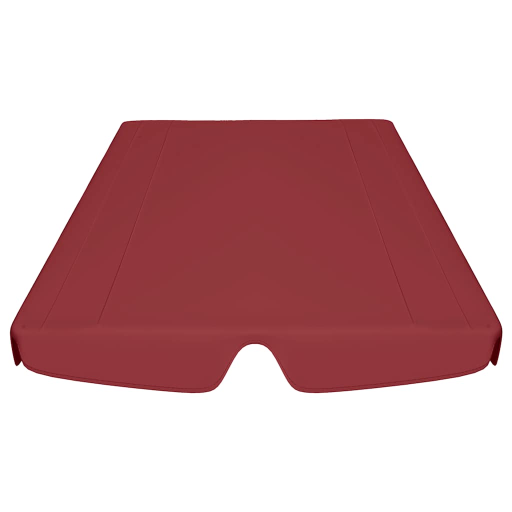 baldakin til havegynge 150/130x105/70 cm vinrød