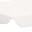 baldakin til havegynge 150/130x105/70 cm hvid