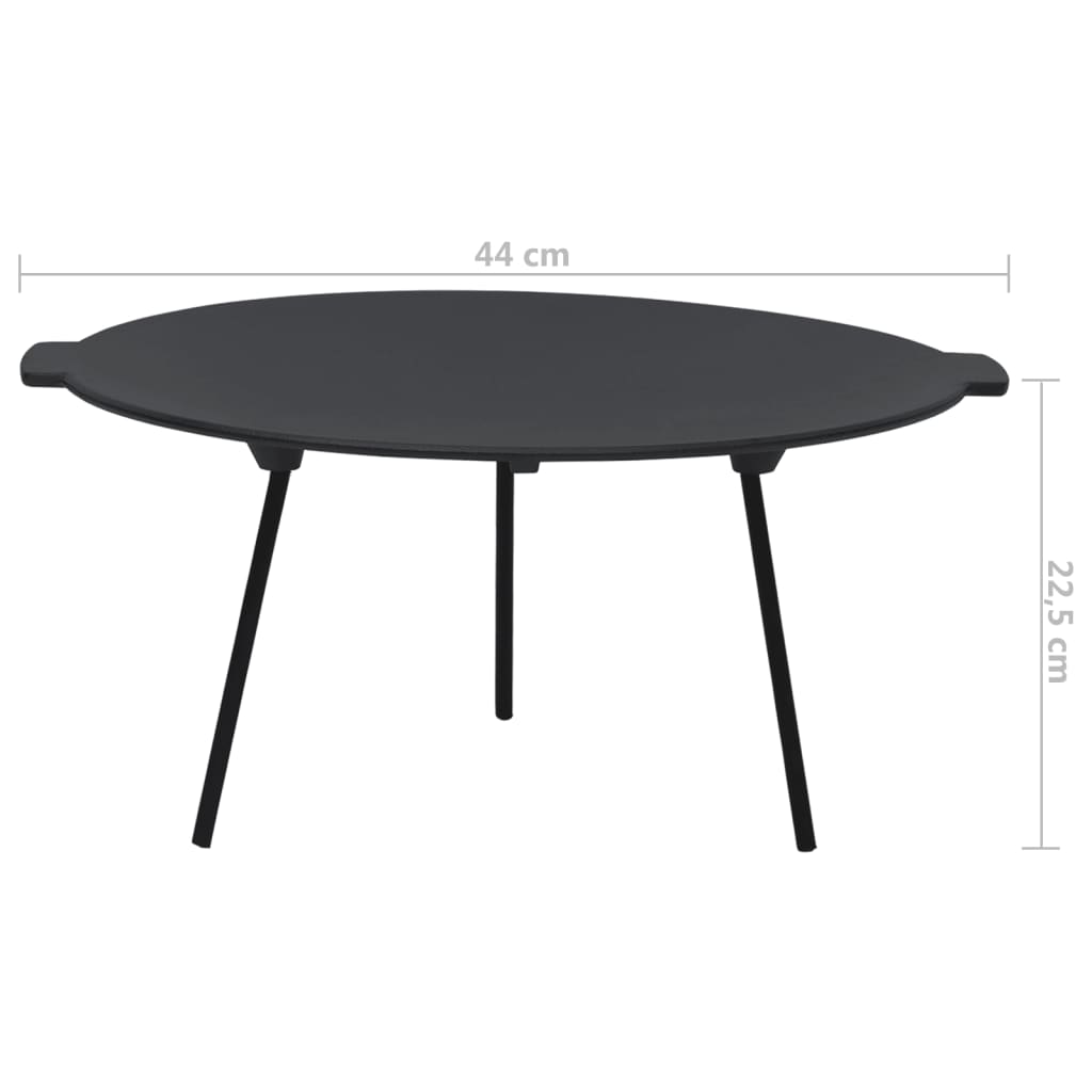 grillplade Ø44 cm støbejern