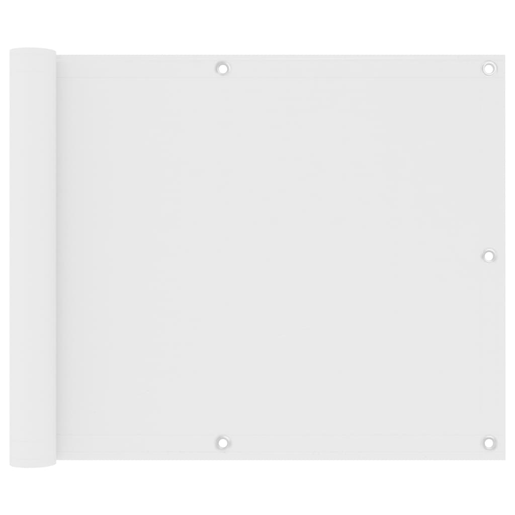 altanafskærmning 75x600 cm oxfordstof hvid