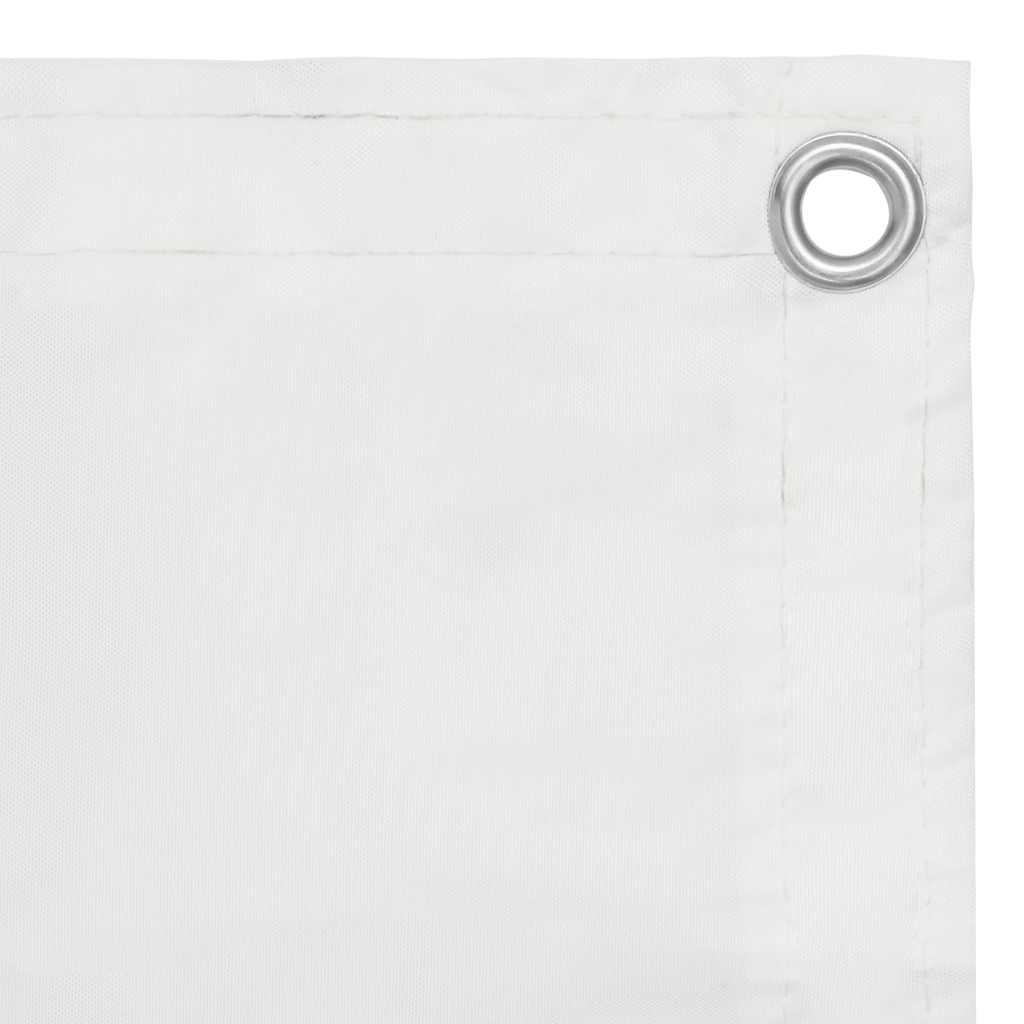 altanafskærmning 90x400 cm oxfordstof hvid