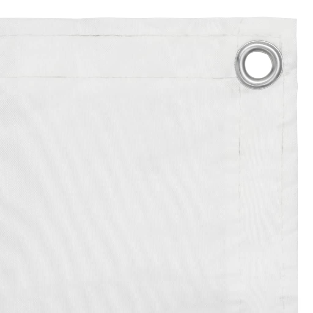 altanafskærmning 120x600 cm oxfordstof hvid