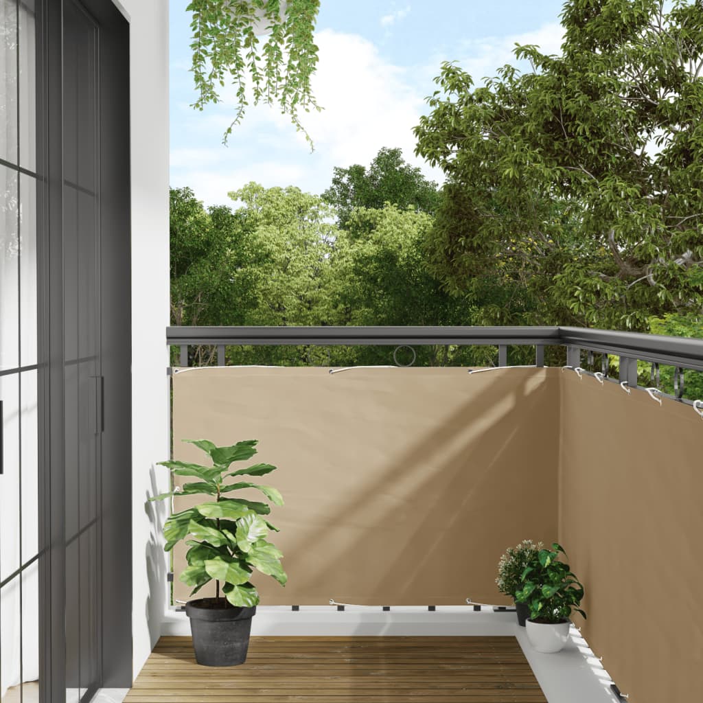 altanafskærmning 90x300 cm oxfordstof beige