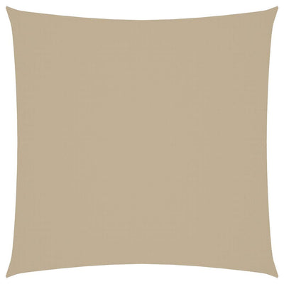 solsejl 3x3 m firkantet oxfordstof beige