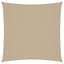 solsejl 6x6 m firkantet oxfordstof beige