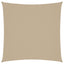 solsejl 7x7 m firkantet oxfordstof beige