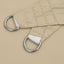solsejl 3x4x5 m trekantet oxfordstof beige