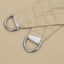 solsejl 4x4x4 m oxfordstof trekantet beige