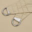 solsejl 4,5x4,5x4,5 m oxfordstof trekantet beige