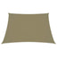 solsejl 2/4x3 m trapezformet oxfordstof beige