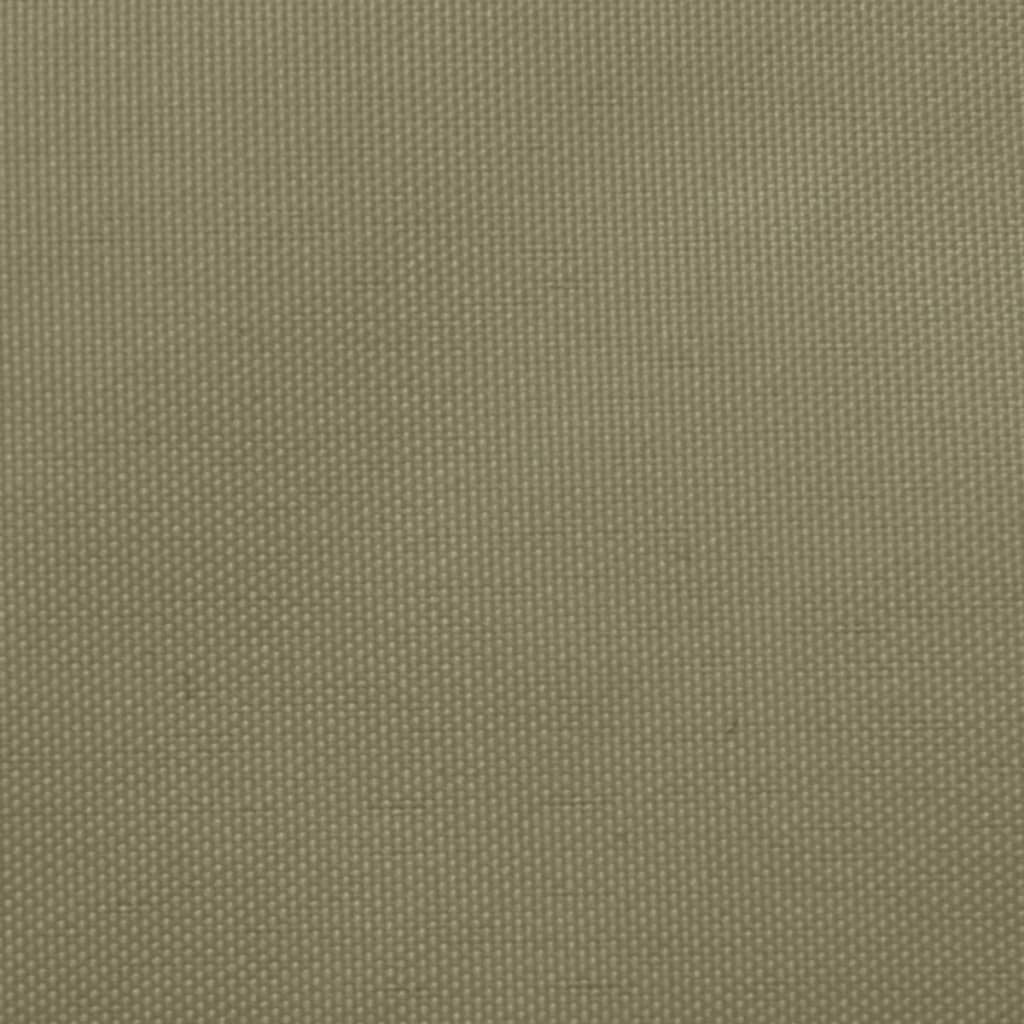 solsejl 2/4x3 m trapezformet oxfordstof beige
