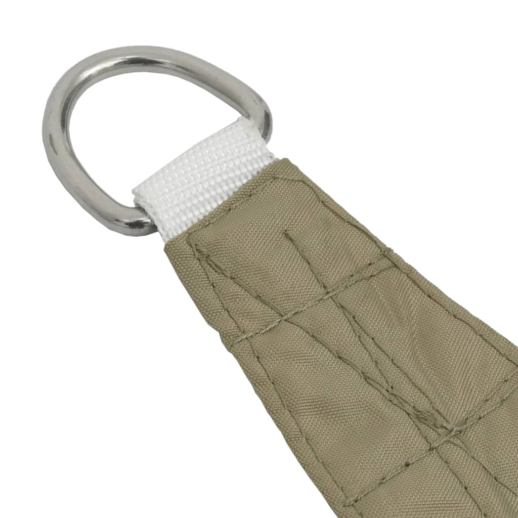 solsejl 2/4x3 m trapezformet oxfordstof beige