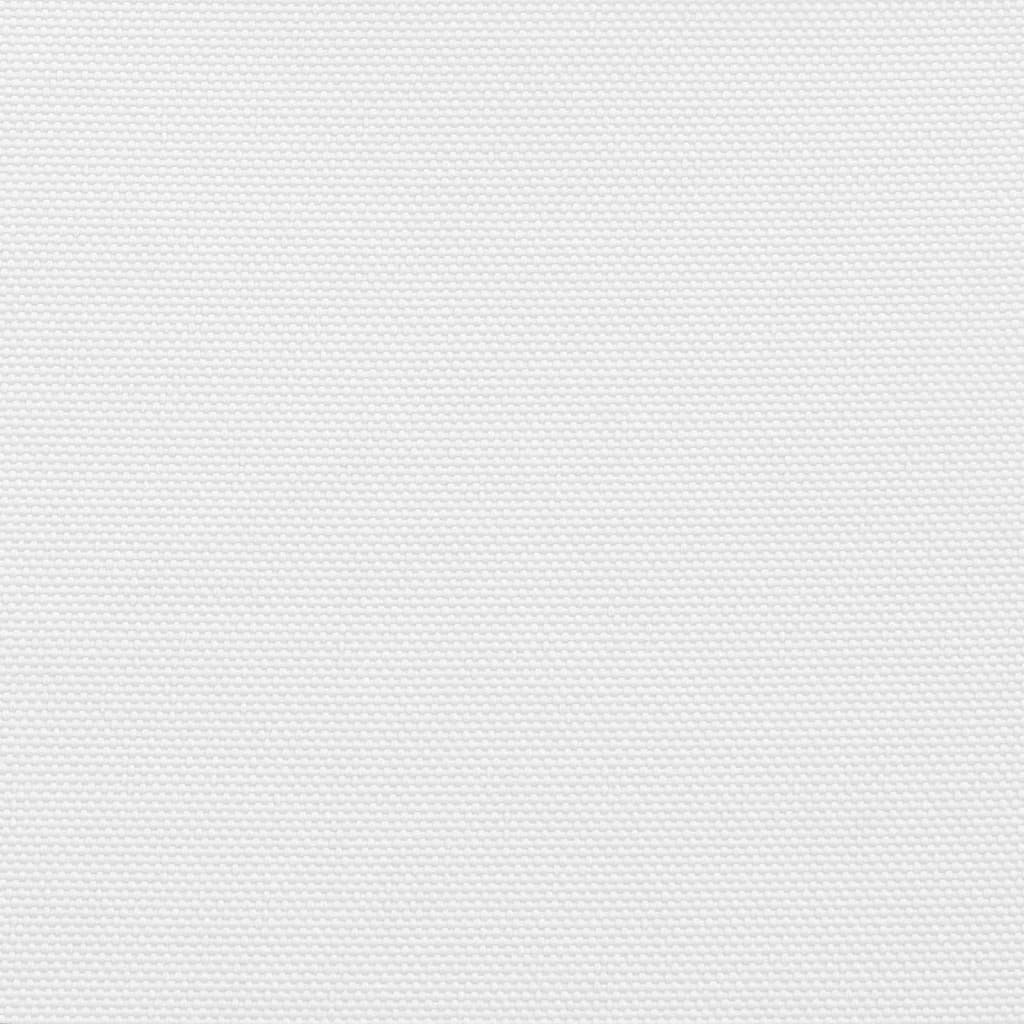 solsejl 2,5x4,5 m rektangulær oxfordstof hvid