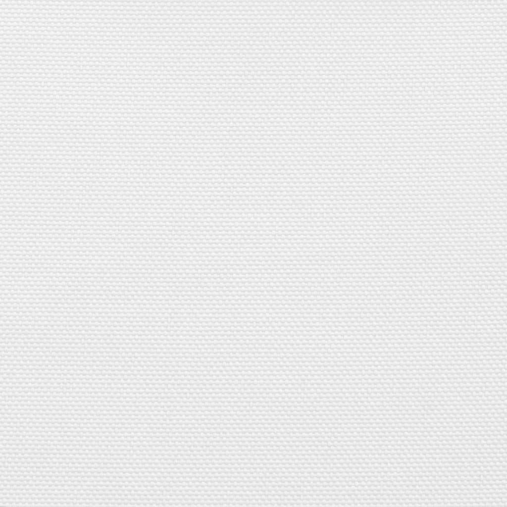 solsejl 4x6 m rektangulær oxfordstof hvid