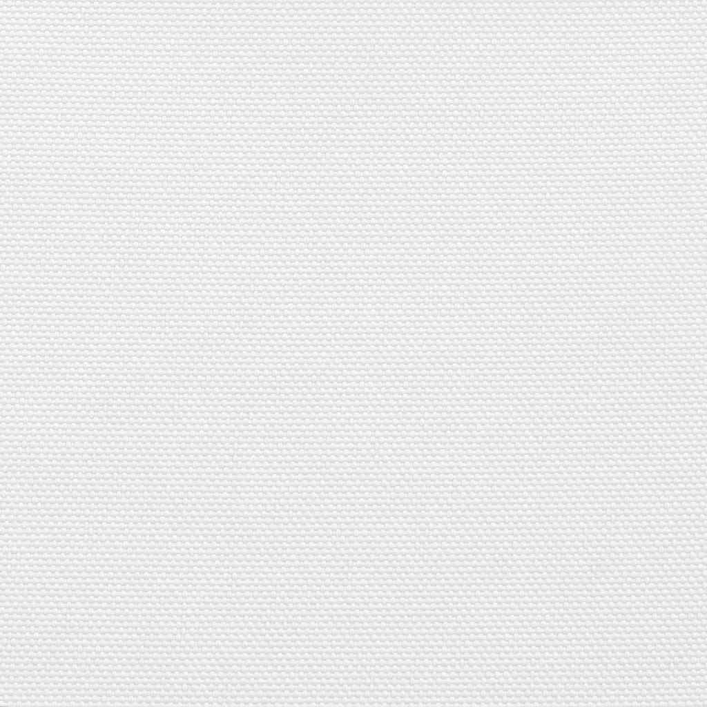 solsejl 5x7 m rektangulær oxfordstof hvid