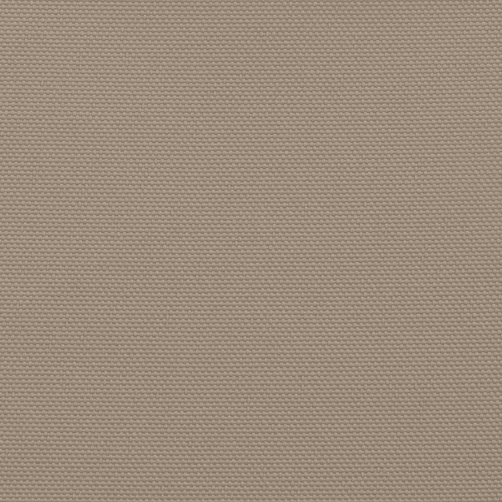 solsejl 3,5x4,5 m rektangulær oxfordstof gråbrun