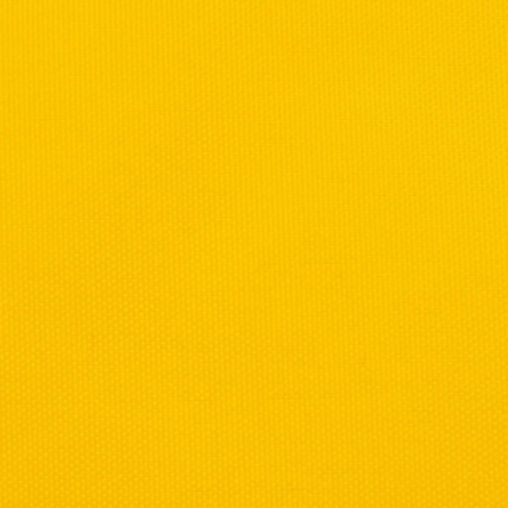 solsejl 2,5x4 m rektangulær oxfordstof gul