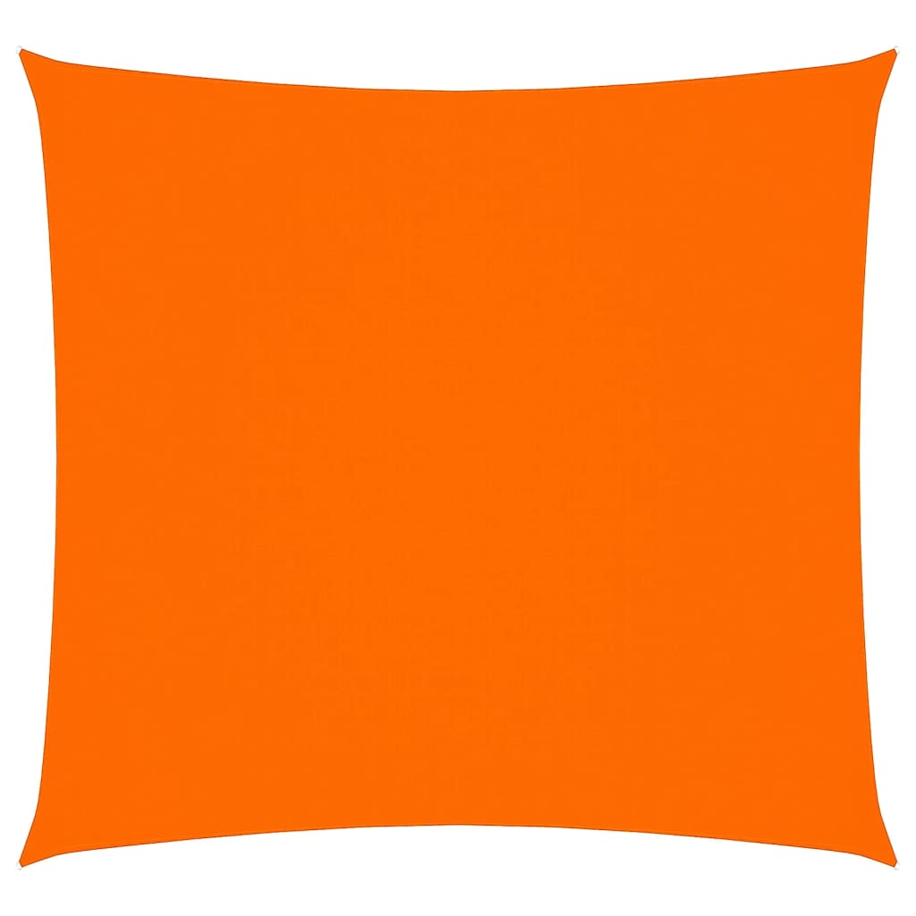 solsejl 3,6x3,6 m oxfordstof firkantet orange