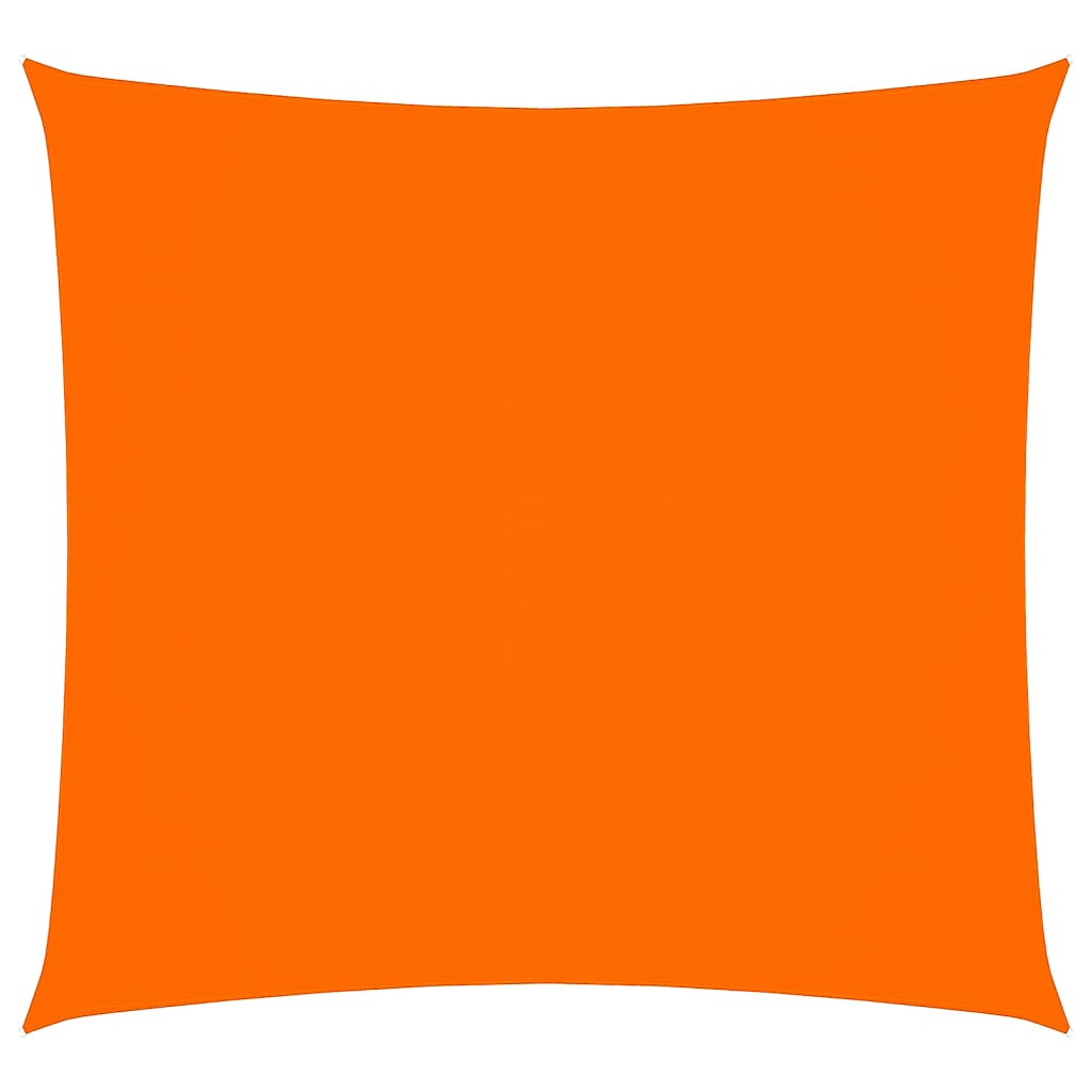 solsejl 6x6 m firkantet oxfordstof orange
