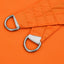 solsejl 3x3x4,24 m trekantet oxfordstof orange