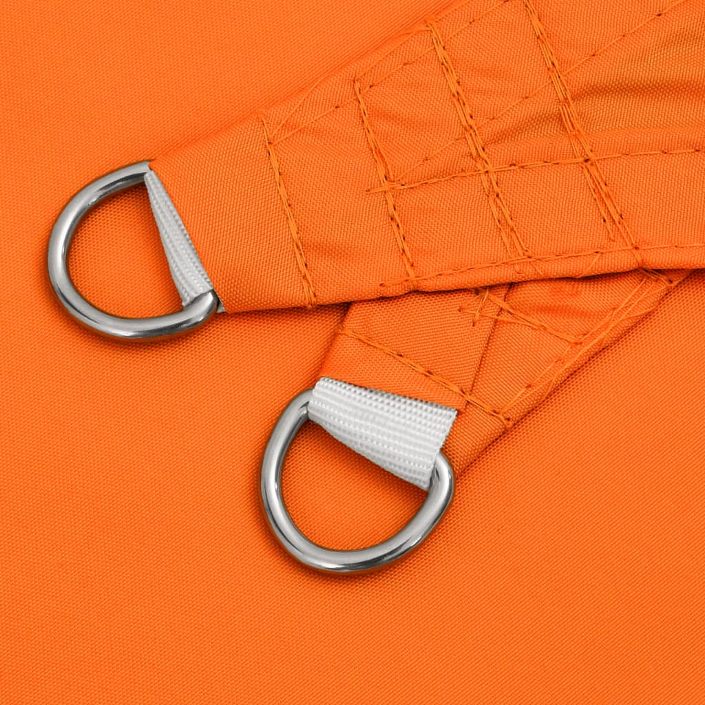 solsejl 3x3x4,24 m trekantet oxfordstof orange
