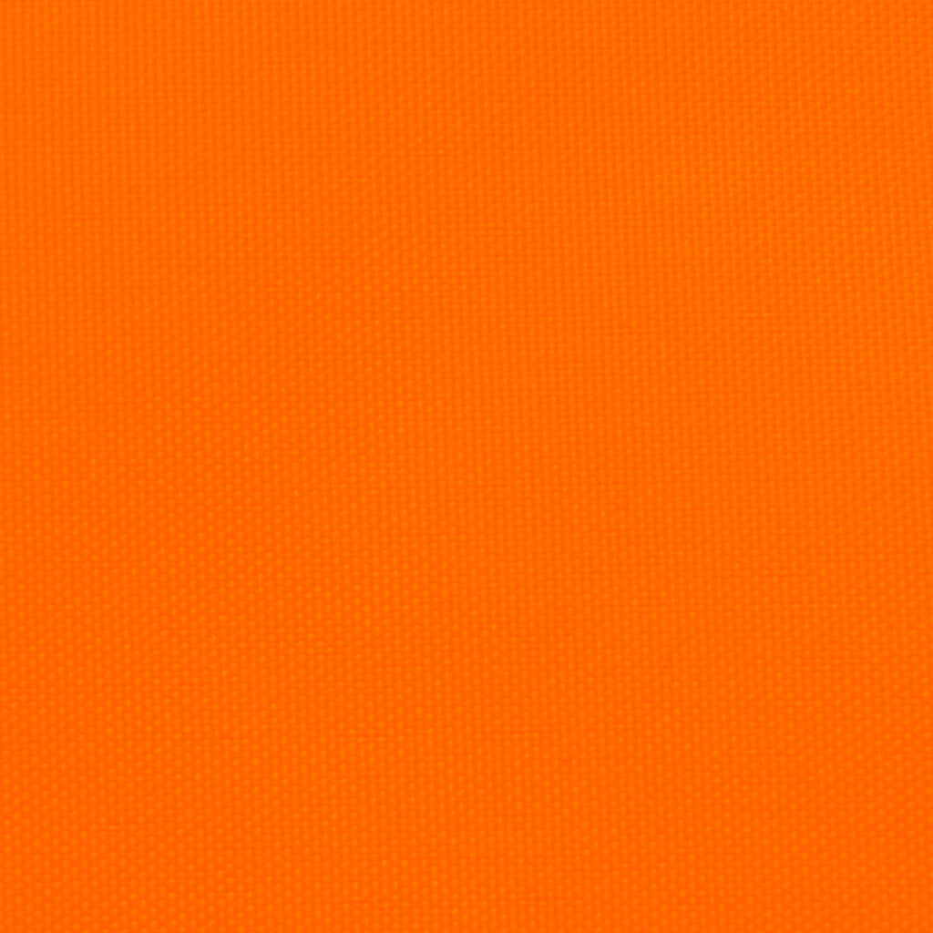 solsejl 5x5x6 m trekantet oxfordstof orange