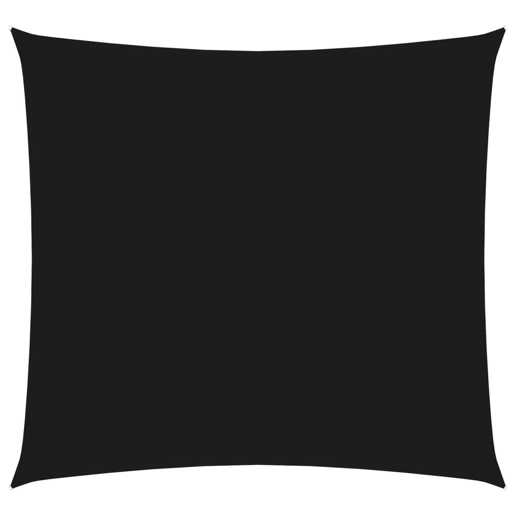 solsejl 4,5x4,5 m firkantet oxfordstof sort