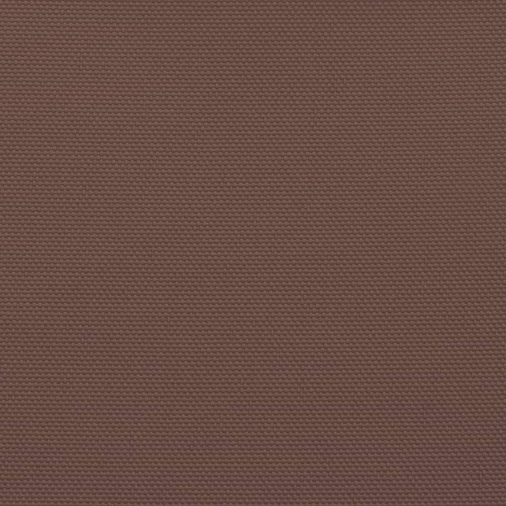 solsejl 2,5x3,5 m rektangulær oxfordstof brun