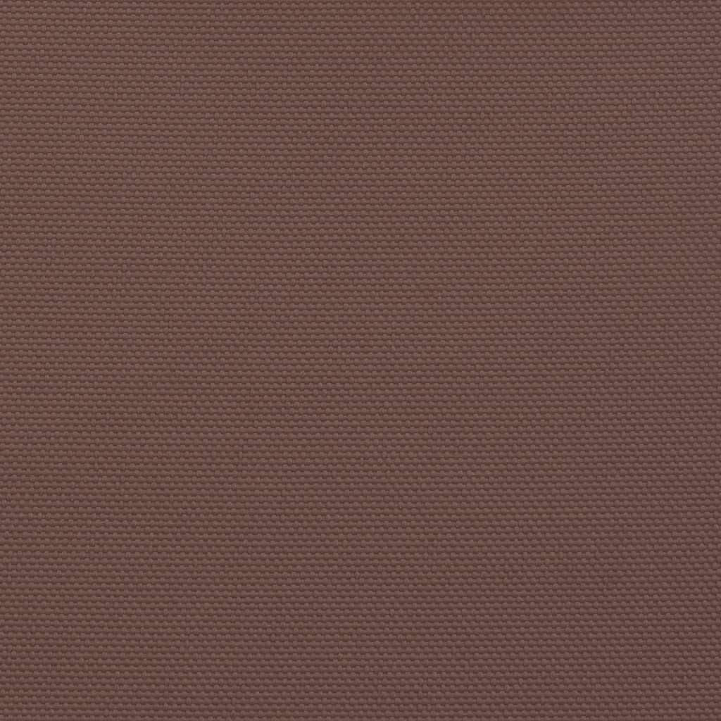 solsejl 3,5x5 m oxfordstof rektangulær brun
