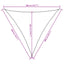 solsejl 3,6x3,6x3,6 m oxfordstof trekantet brun