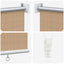 udendørs rullegardin 65 (B) x 230 (H) cm beige