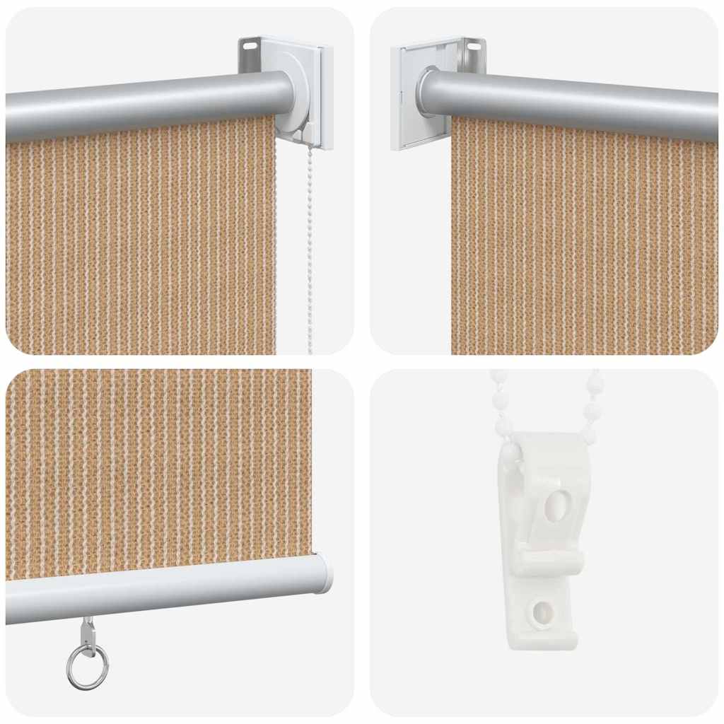 udendørs rullegardin 65 (B) x 230 (H) cm beige