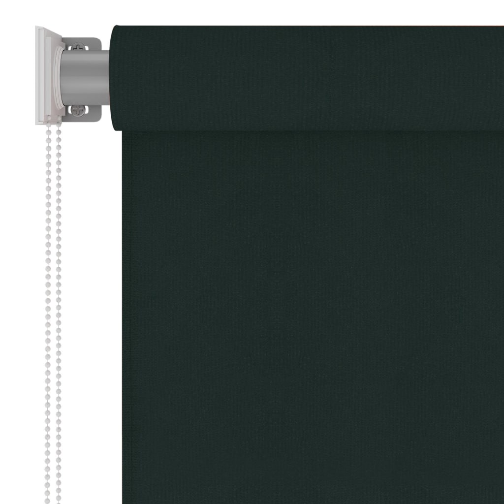 udendørs rullegardin 85 (B) x 140 (H) cm HDPE mørkegrøn
