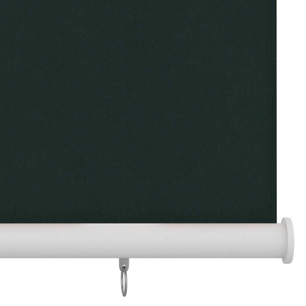 udendørs rullegardin 105 (B) x 140 (H) cm HDPE mørkegrøn