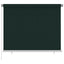 udendørs rullegardin 185 (B) x 140 (H) cm HDPE mørkegrøn