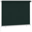 udendørs rullegardin 185 (B) x 140 (H) cm HDPE mørkegrøn