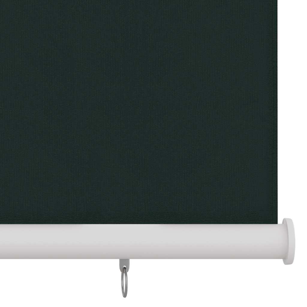 udendørs rullegardin 185 (B) x 140 (H) cm HDPE mørkegrøn