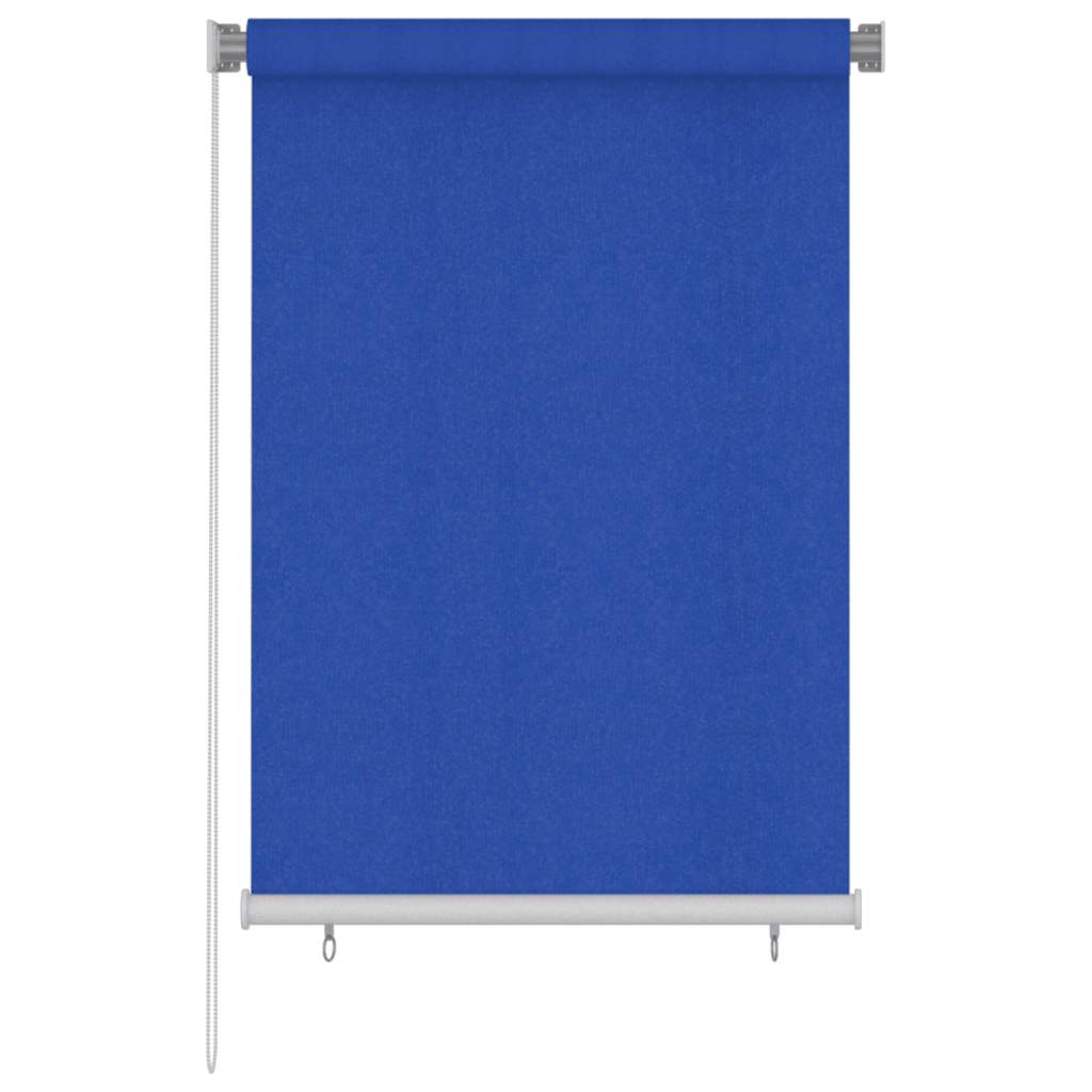 udendørs rullegardin 105 (B) x 140 (H) cm HDPE blå