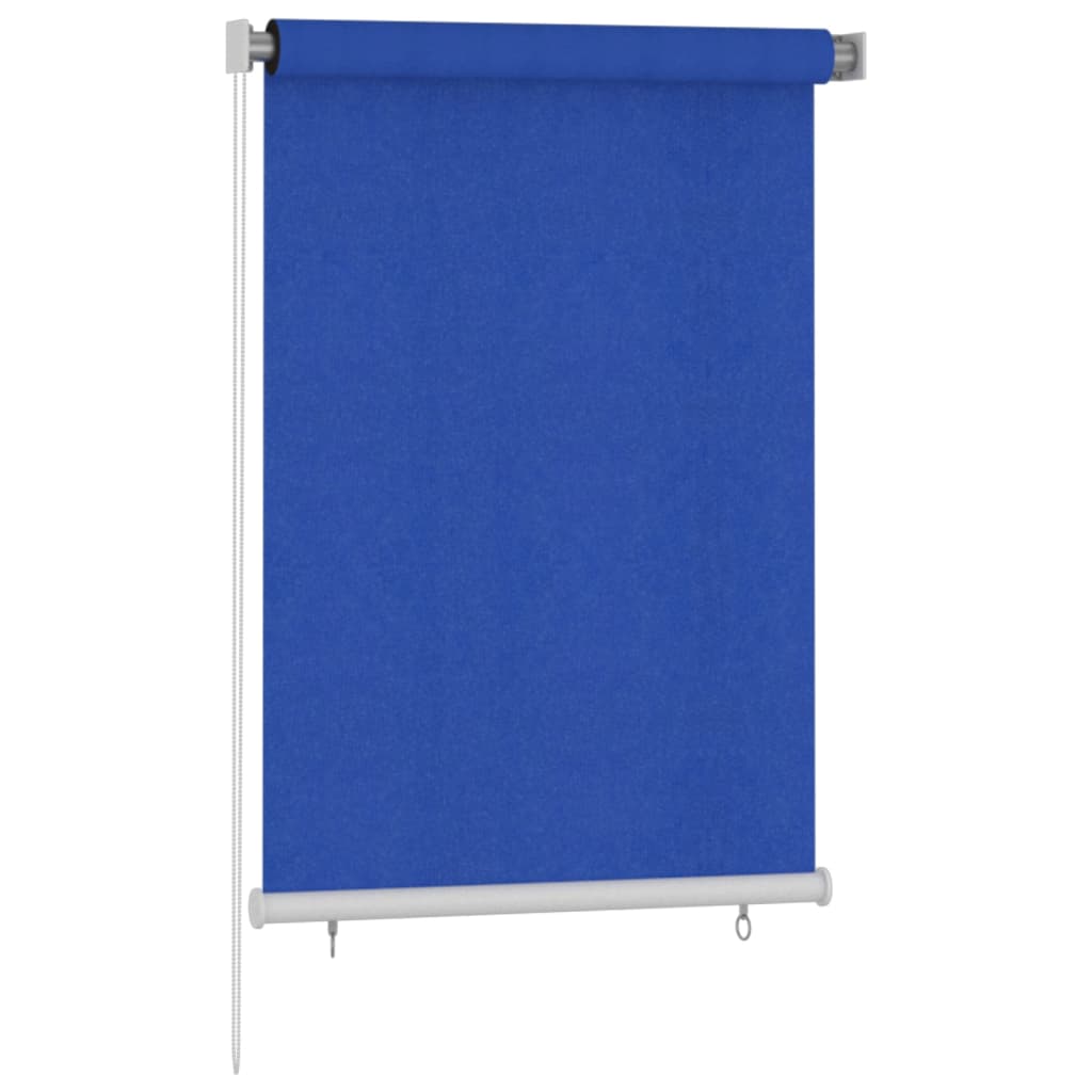 udendørs rullegardin 105 (B) x 140 (H) cm HDPE blå