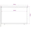 udendørs rullegardin 225 (B) x 140 (H) cm HDPE blå