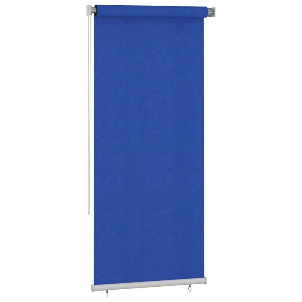 udendørs rullegardin 105 (B) x 230 (H) cm HDPE blå