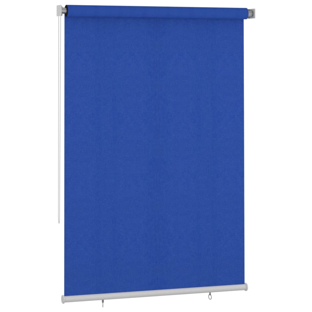 udendørs rullegardin 165 (B) x 230 (H) cm HDPE blå