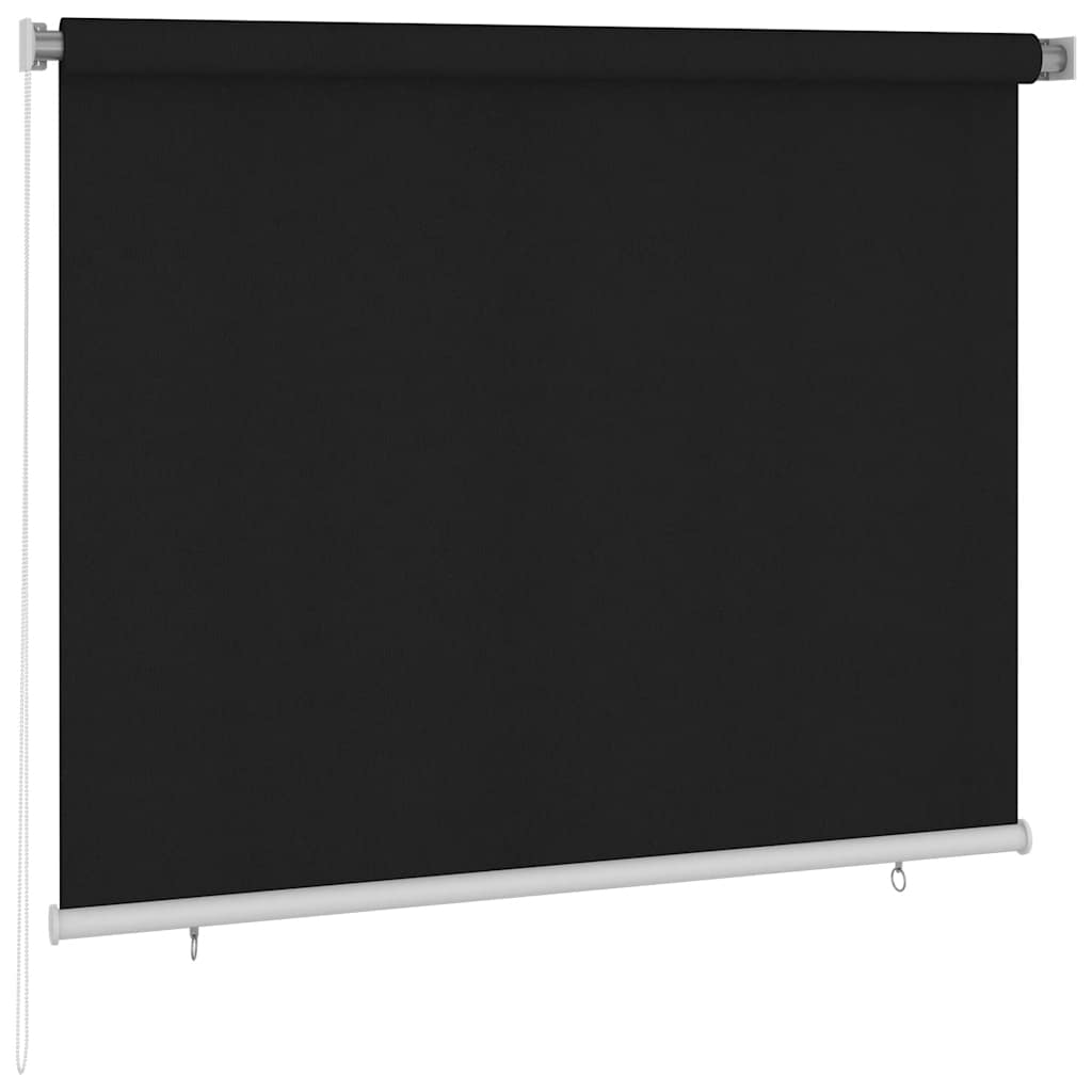 udendørs rullegardin 185 (B) x 140 (H) cm sort