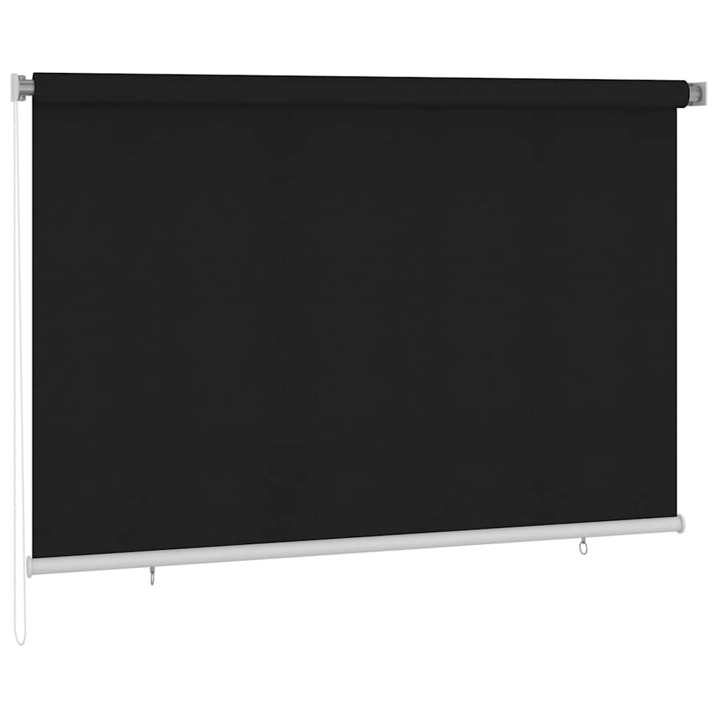udendørs rullegardin 225 (B) x 140 (H) cm sort