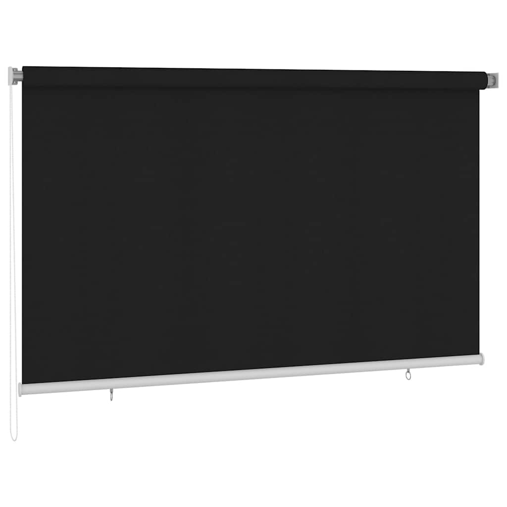udendørs rullegardin 245 (B) x 140 (H) cm sort